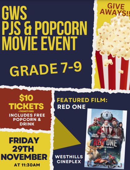 Griffith Woods School Popcorn And Movie Event